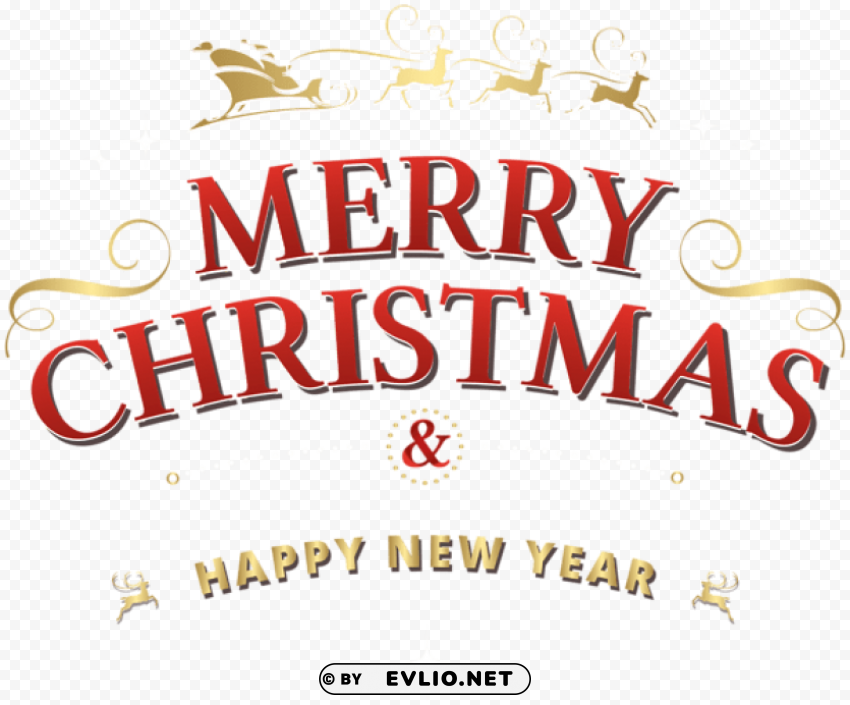 Merry Christmas Text PNG Files With Transparent Canvas Extensive Assortment