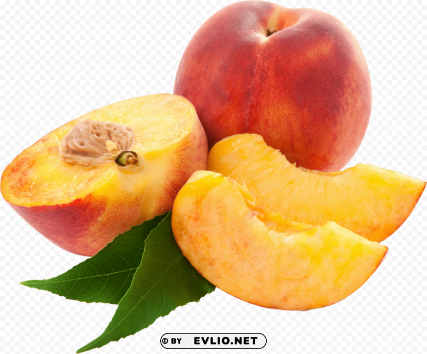 peach PNG Object Isolated with Transparency