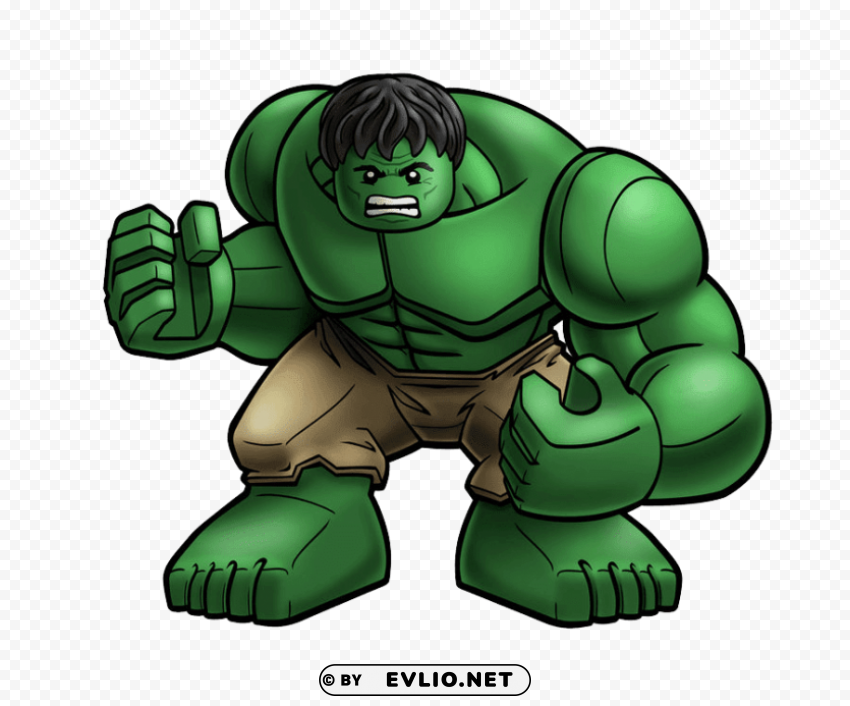 Avengers Lego Hulk Isolated Character On HighResolution PNG