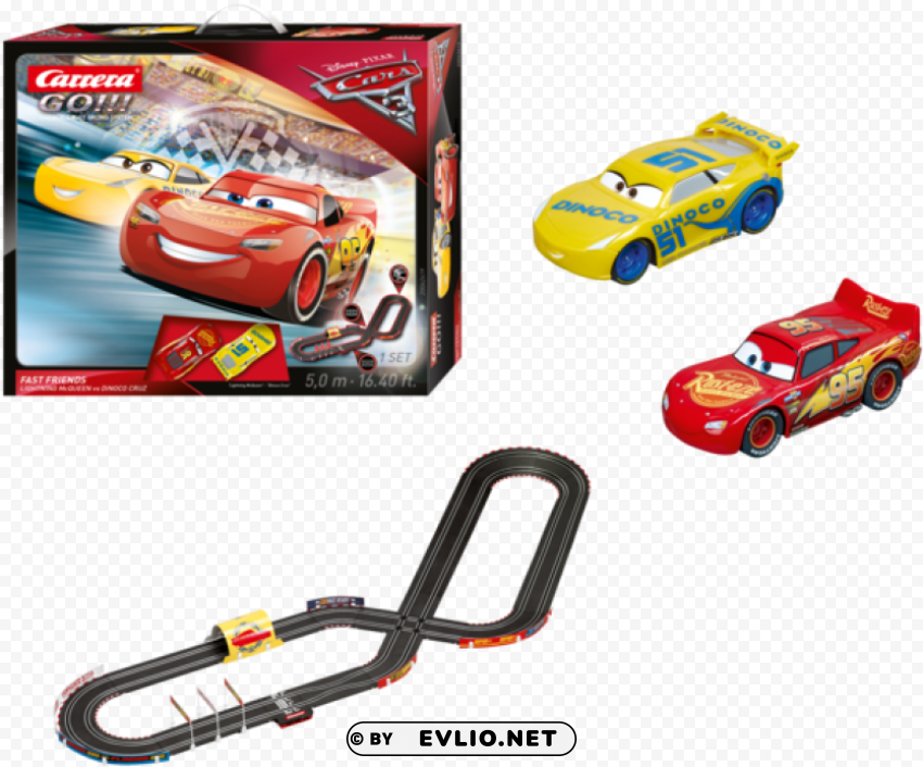 carrera go disney pixar cars 3 fast friends 20062419 PNG Image with Transparent Isolation
