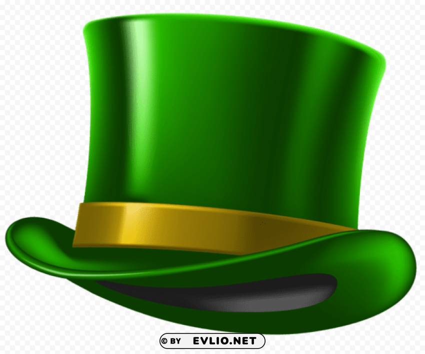 green st patricks day hat Isolated Design Element in Transparent PNG