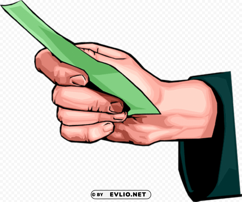 hand giving money Clear Background PNG Isolated Element Detail