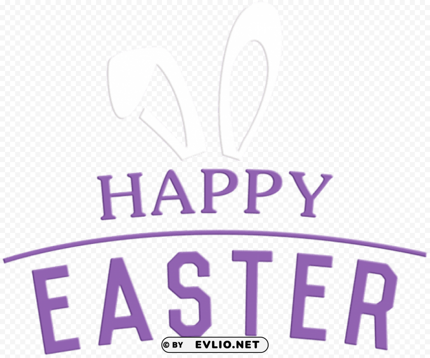 Happy Easter Transparent Design PNG