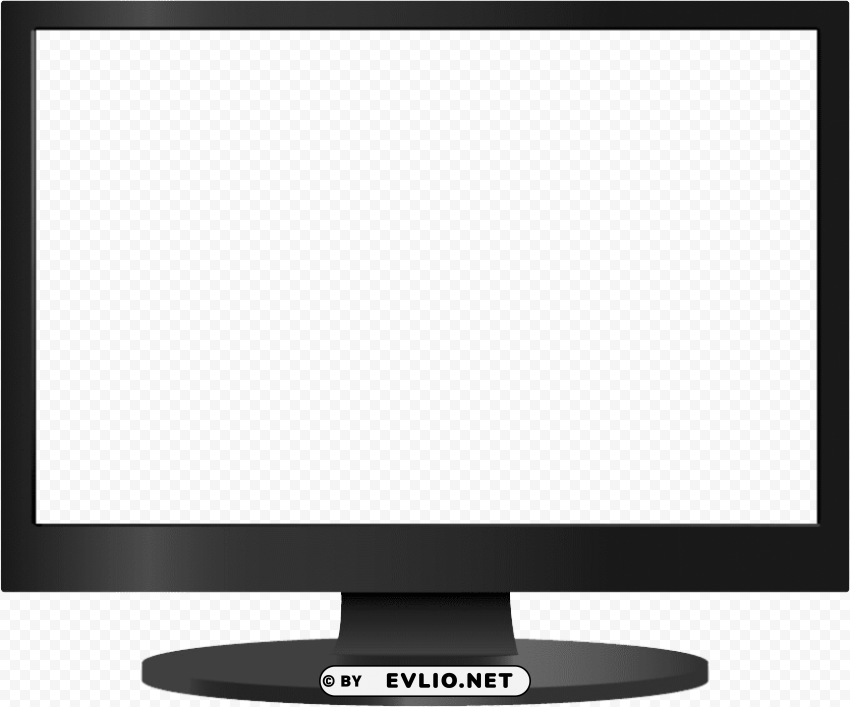 monitor Clear Background PNG Isolated Design