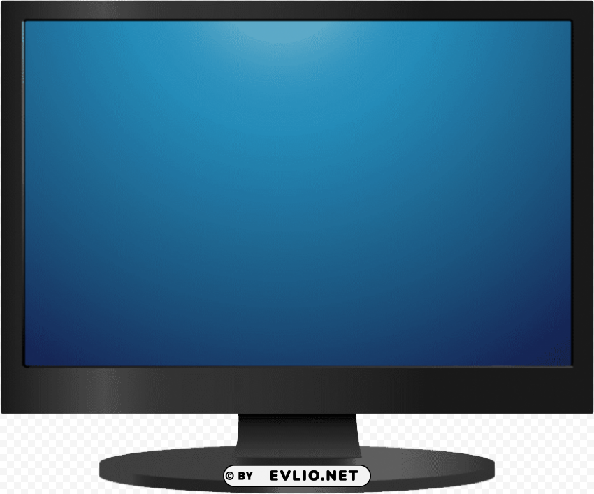 monitor Clear Background PNG Isolated Illustration