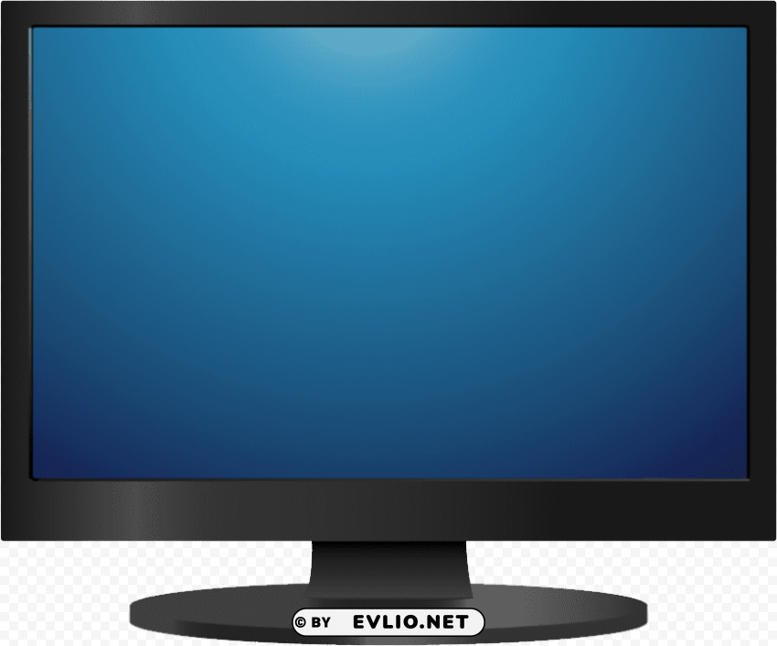 Monitor Clear Background PNG Isolated Illustration