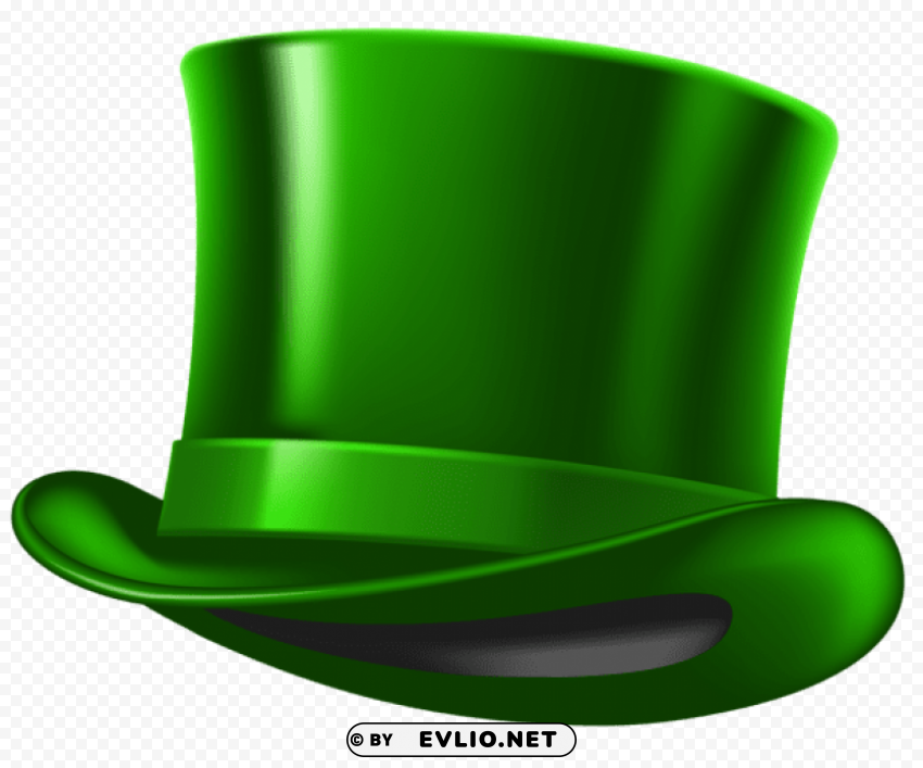 st patricks day hat Isolated Design on Clear Transparent PNG