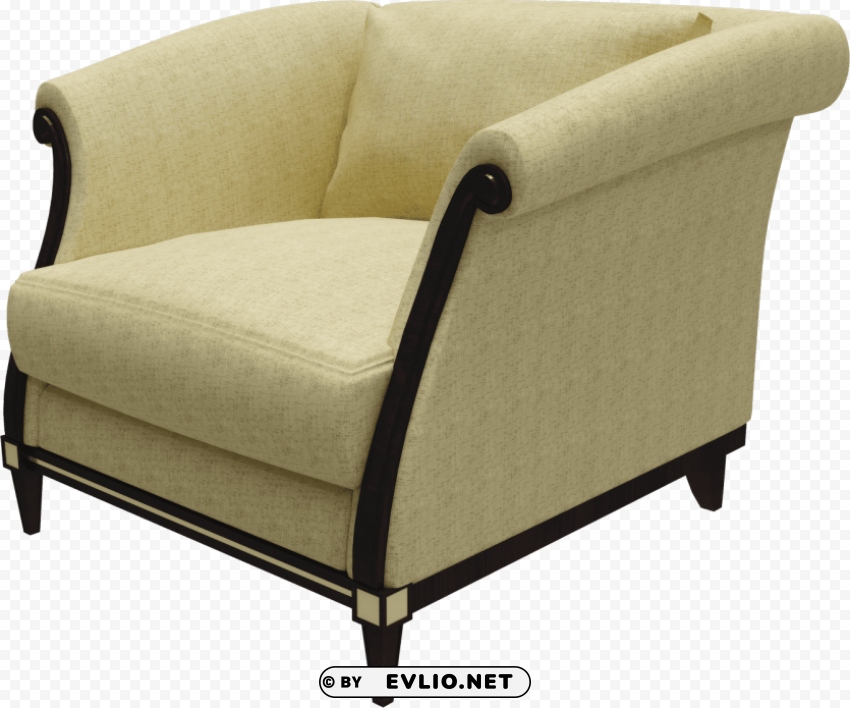 armchair PNG Image with Transparent Isolated Graphic Element