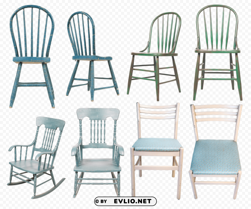 chair Isolated Illustration with Clear Background PNG