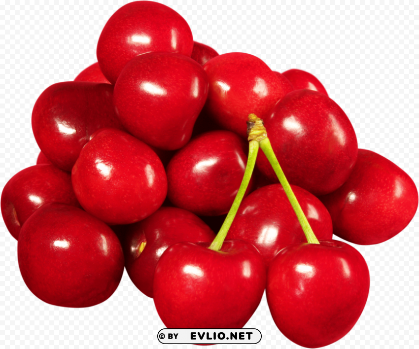 cherrys Transparent Background Isolated PNG Design Element