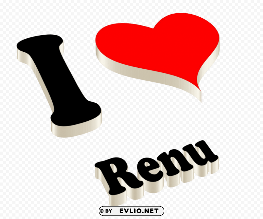 renu happy birthday name logo HighQuality Transparent PNG Isolated Art