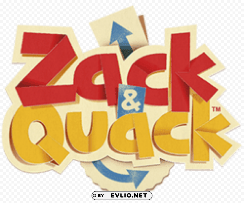 zack & quack logo PNG clear background