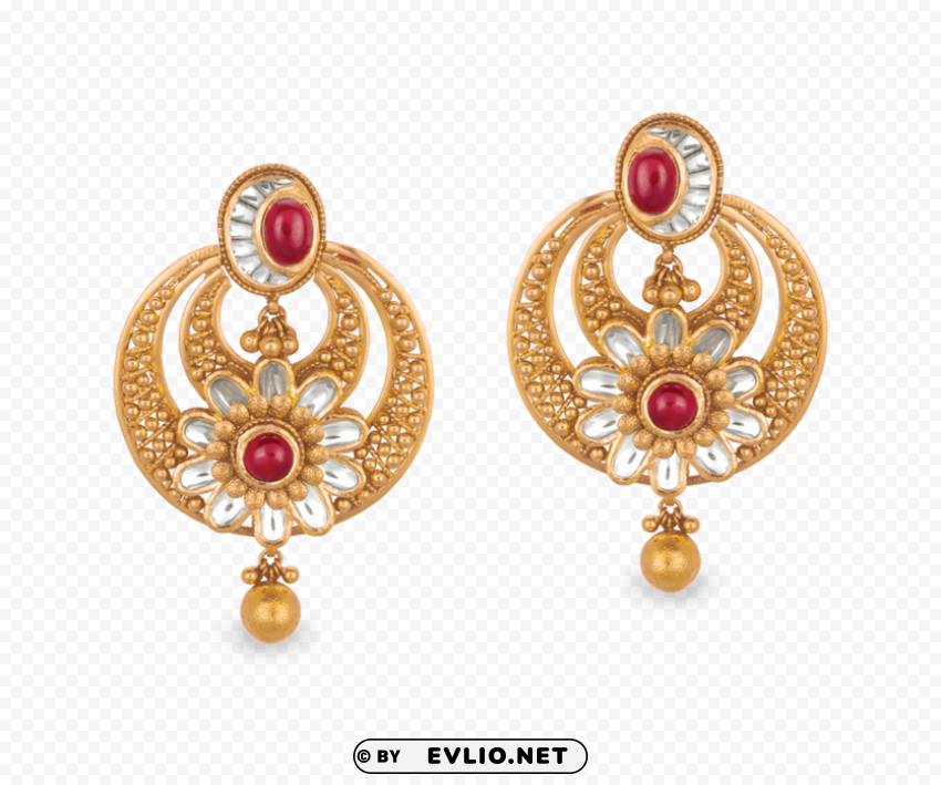 earring pic Isolated Illustration on Transparent PNG