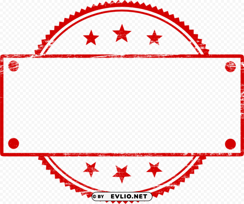 empty stamp PNG Image with Transparent Cutout