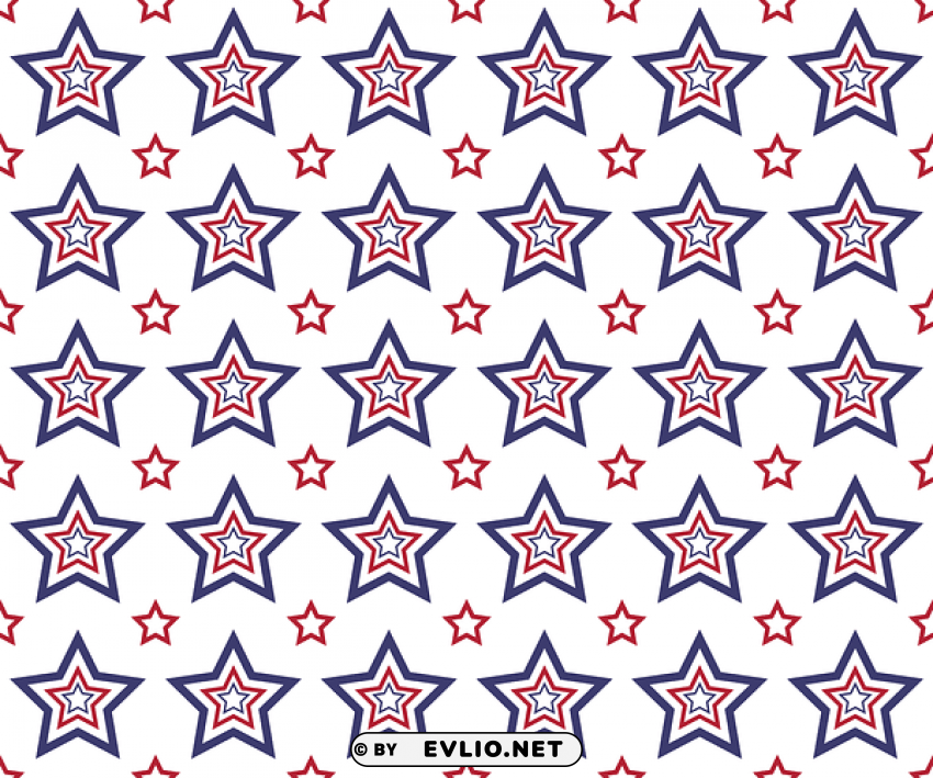 red and blue stars ClearCut Background Isolated PNG Art