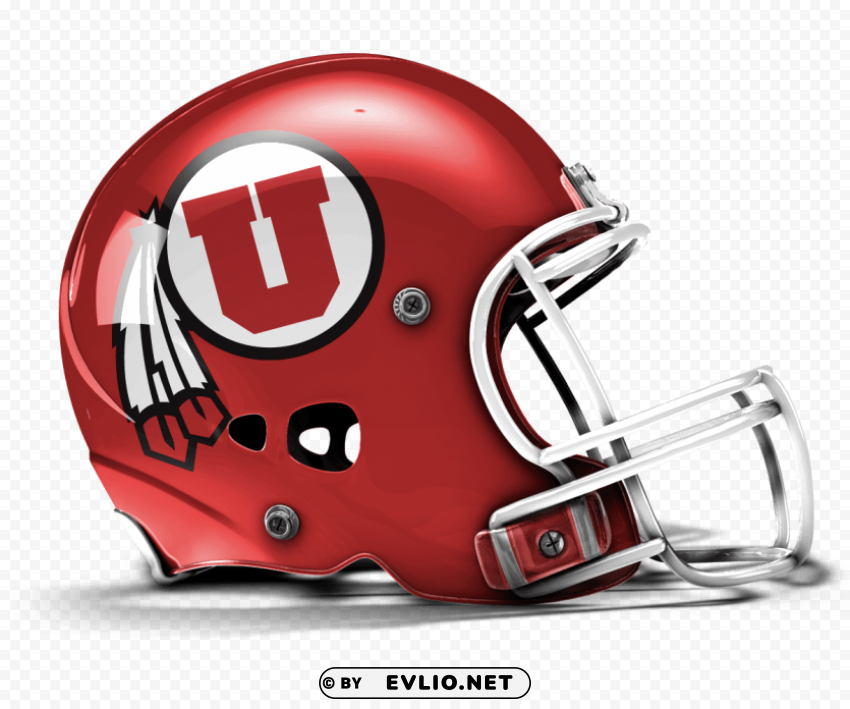 utah utes helmet Isolated Graphic on Clear Background PNG