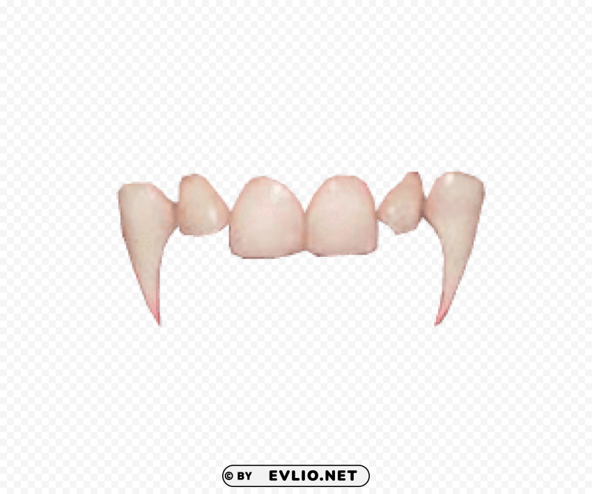 vampire teeth PNG for design