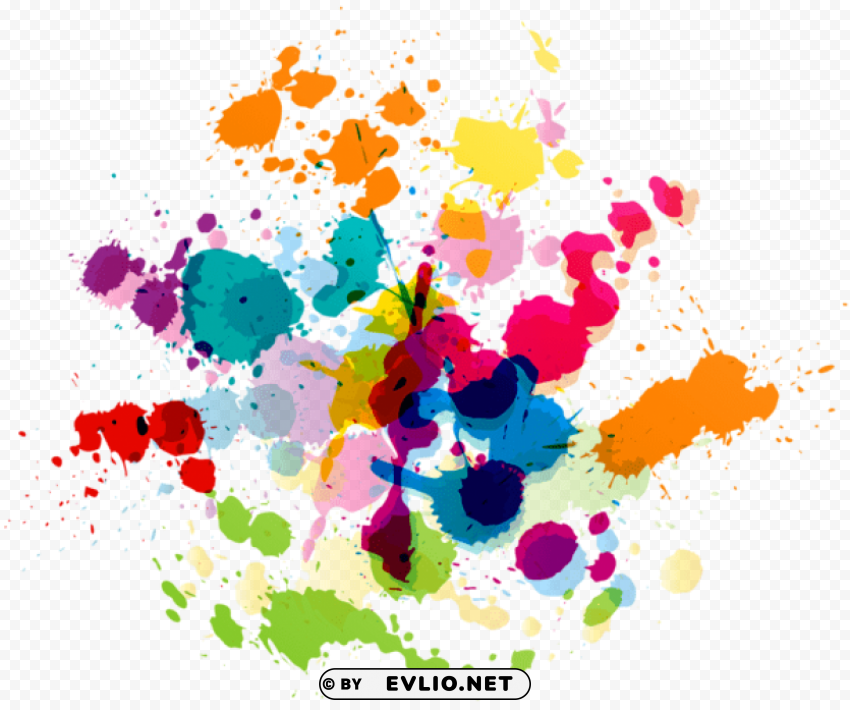 colorful paint splatter PNG transparent photos vast collection