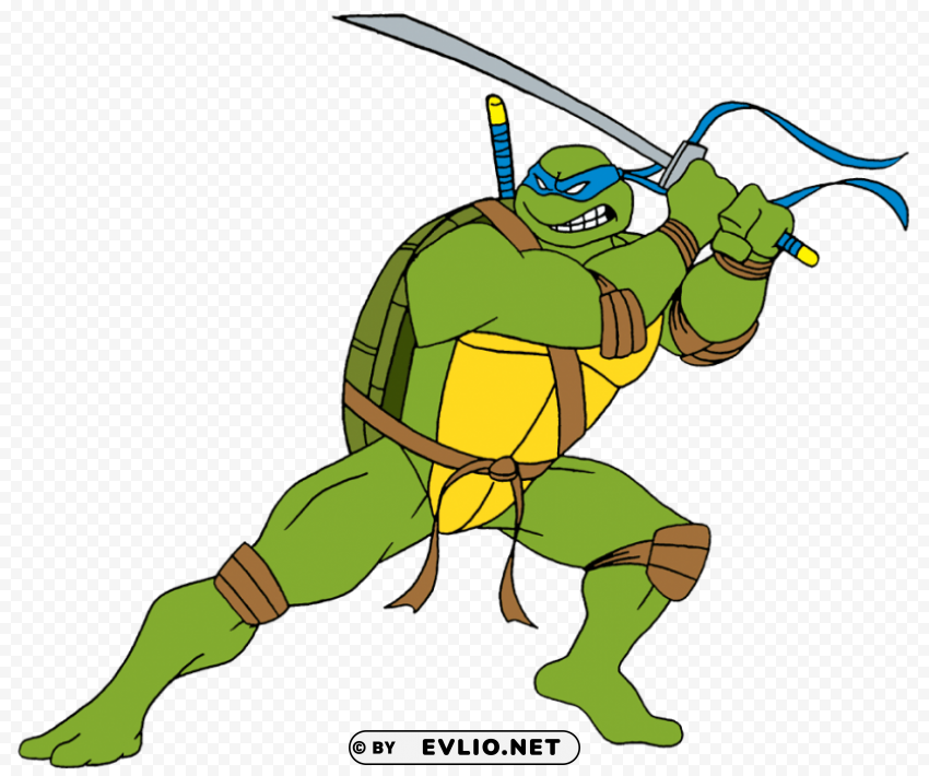 ninja tutle leonardo Isolated Object on HighQuality Transparent PNG clipart png photo - 052612f4