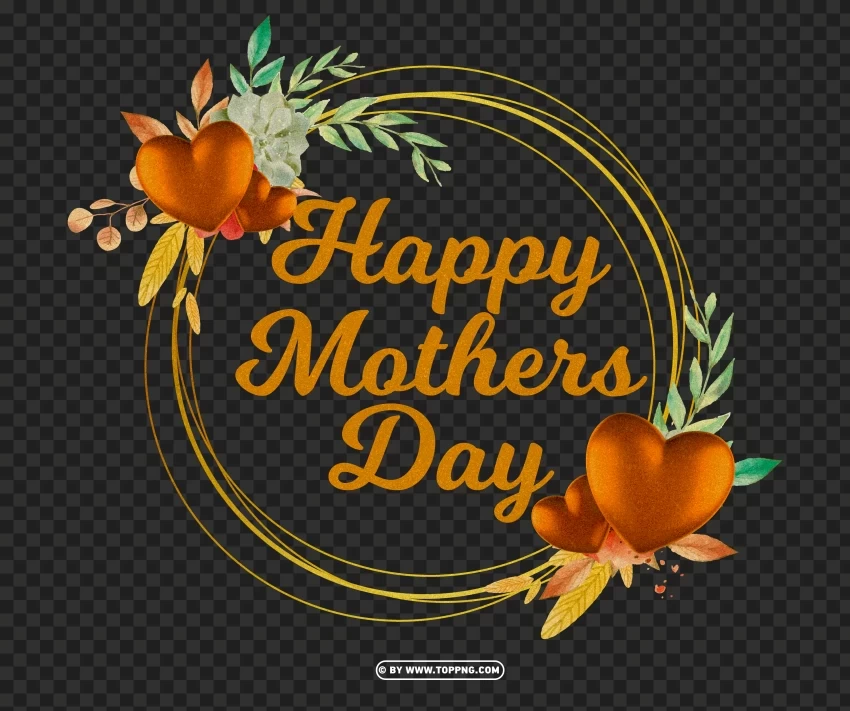 beautiful floral frame for mothers day image PNG images with no background comprehensive set