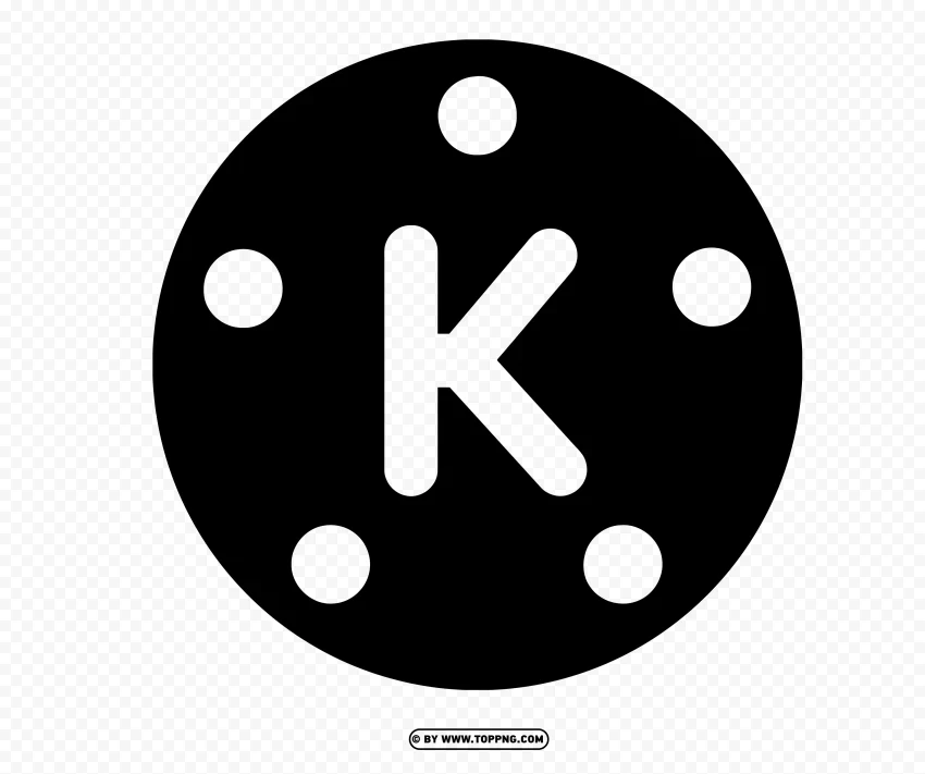 black kinemaster logo symbol hd Clear background PNG elements - Image ID c0933a44