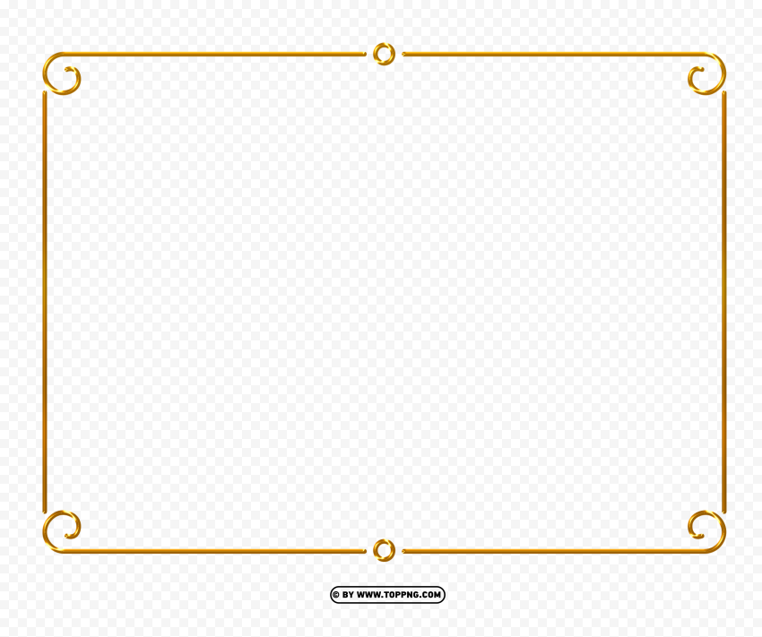 calligraphic frames golden border images Transparent background PNG stockpile assortment - Image ID d81b63de