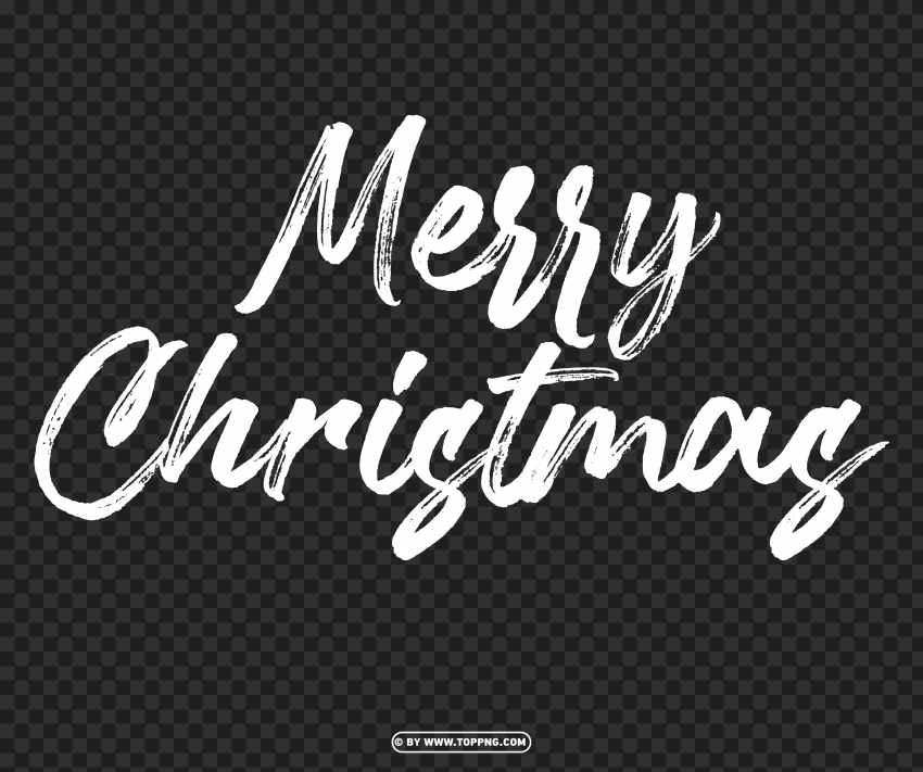 christmas Typography white free images Transparent PNG graphics library
