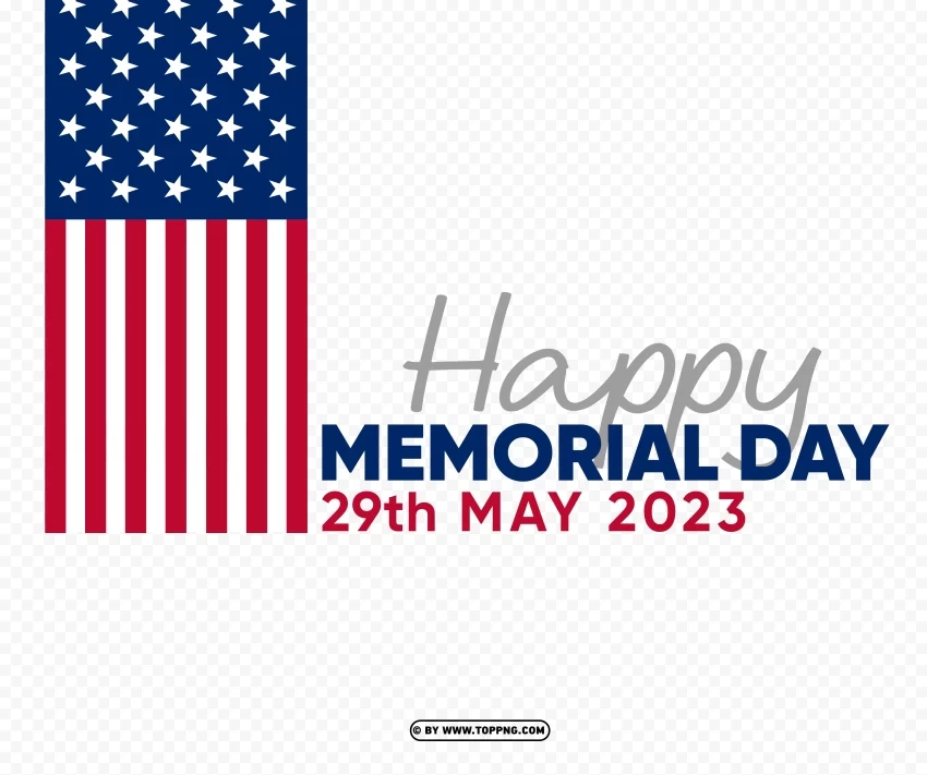 creative simple happy memorial day 2023 elements art Free PNG images with alpha transparency comprehensive compilation