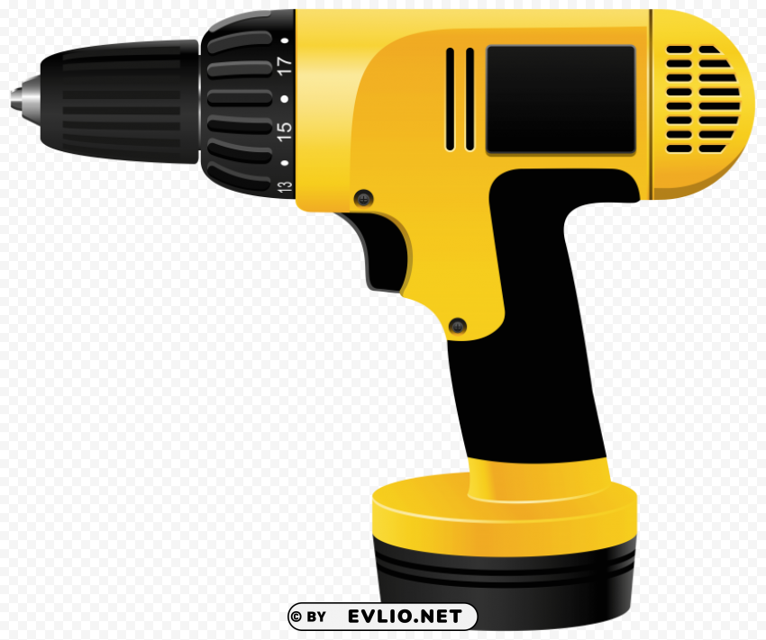 electric screwdriver PNG with Isolated Object