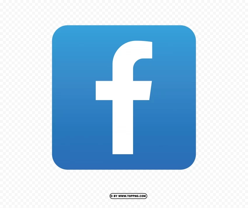 facebook logo icon for business cards PNG photo without watermark