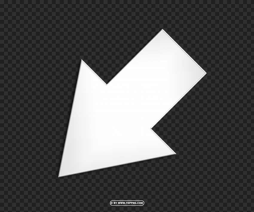 free arrow down left 3d silver PNG images with transparent elements - Image ID 6cd1cd86