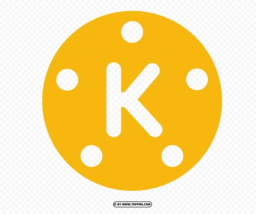 free yellow kinemaster logo Clear background PNG images comprehensive package