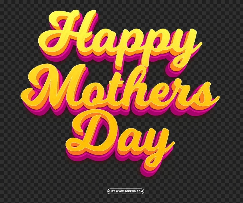 happy mothers day transparent PNG images with clear alpha layer - Image ID 16228dc7