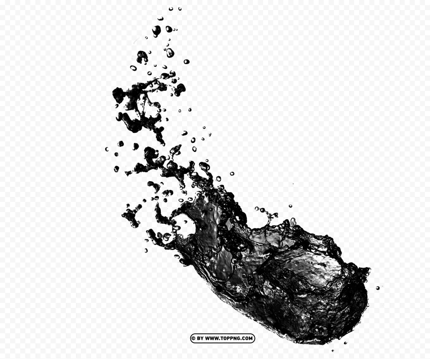 Hd Black Liquid Splash Free Download High-resolution Transparent PNG Images Comprehensive Assortment