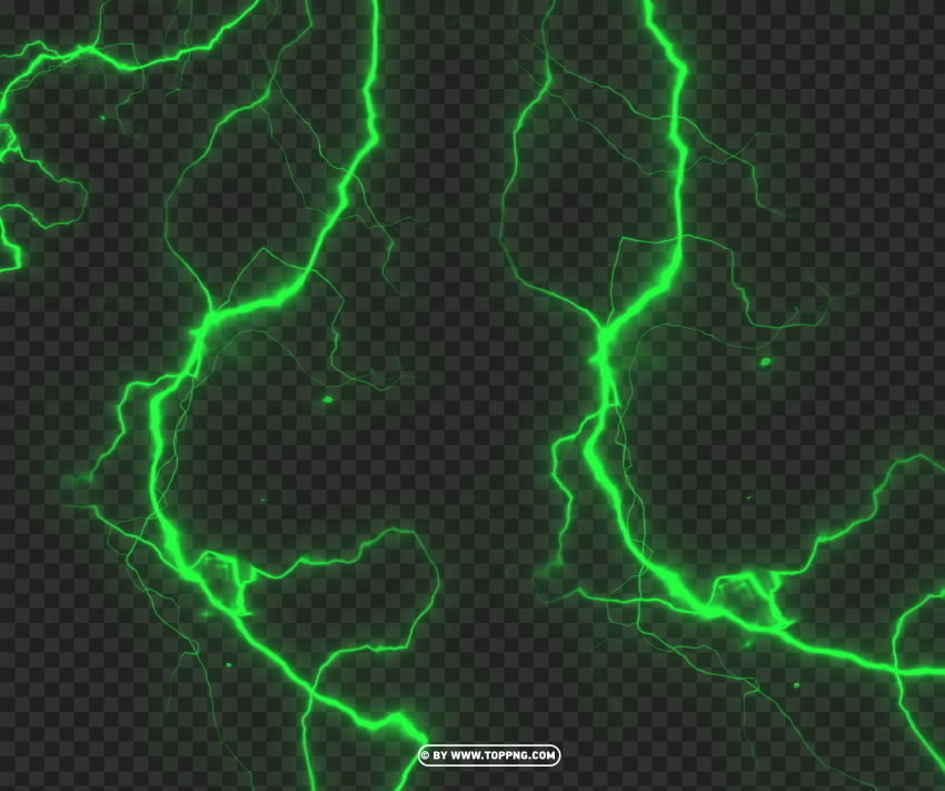 hd green glowing lighting colors PNG with no background free download