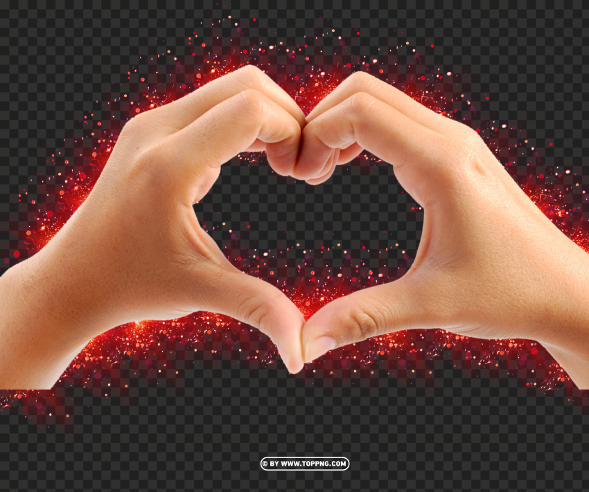 HD Heart Hand Sign Isolated Subject in Transparent PNG - Image ID 59124ce5