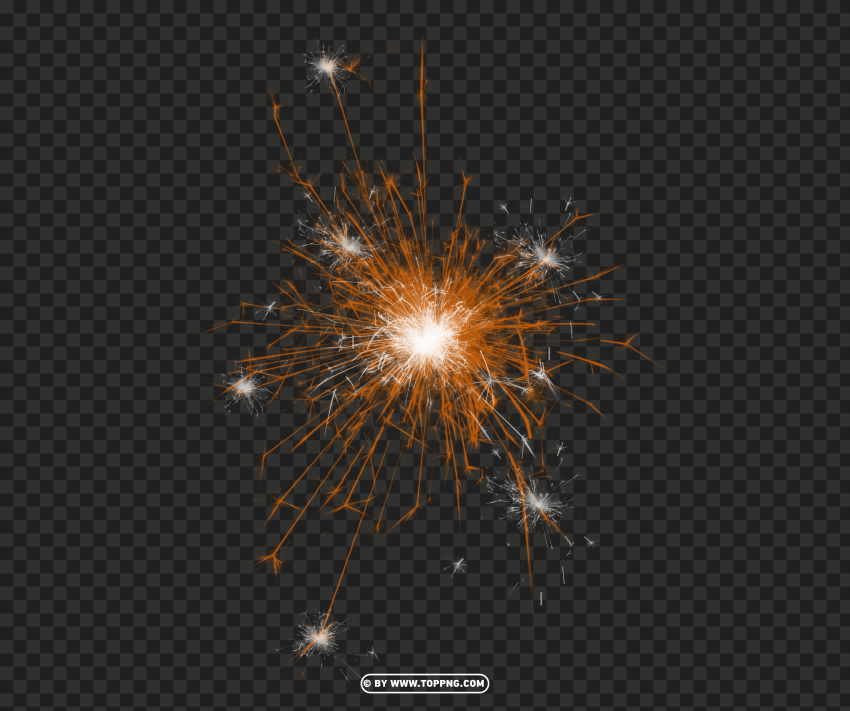 hd orange color sparkler design free PNG objects - Image ID f323cbc7