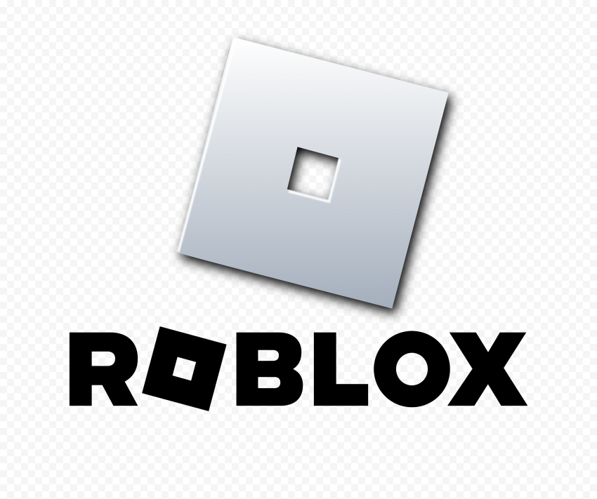 HD Roblox Black Text Logo With Symbol Sign Icon PNG With No Background Required