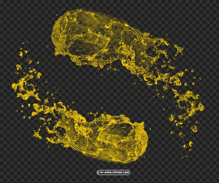 liquid splash gold background effect High-resolution transparent PNG images assortment