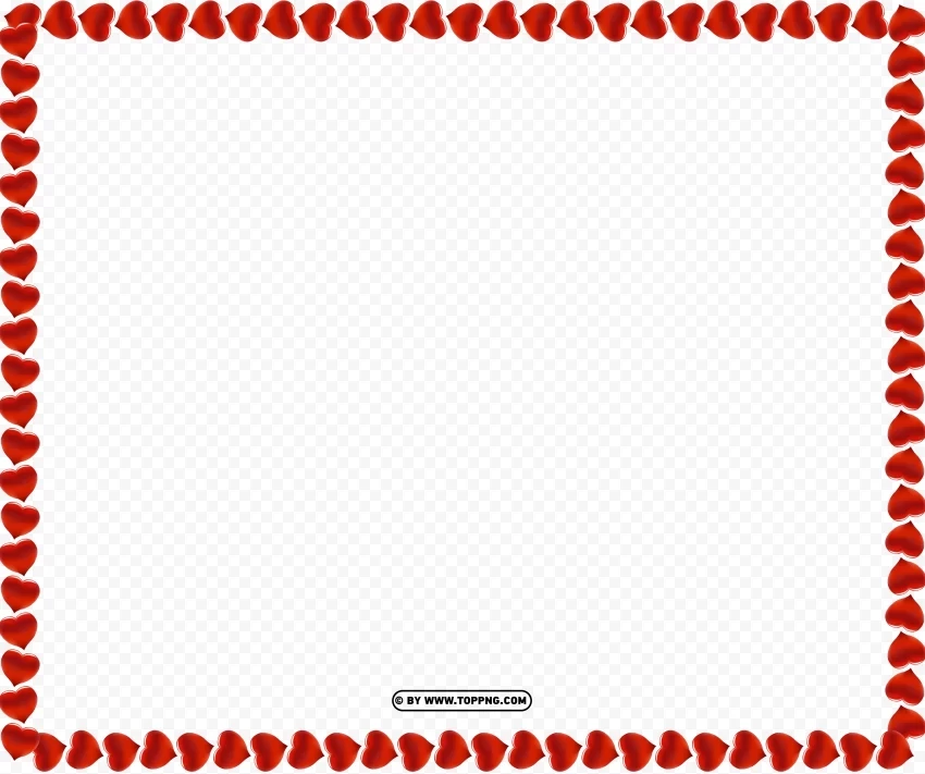 lovely valentines day frame PNG files with no backdrop required