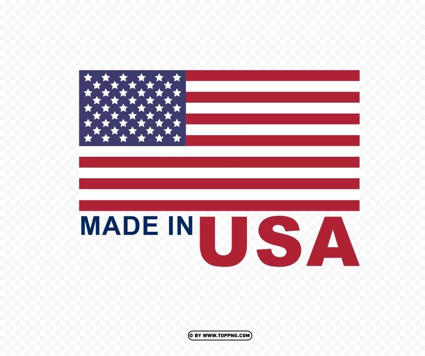 Modern Made in USA Label Design PNG transparent photos assortment