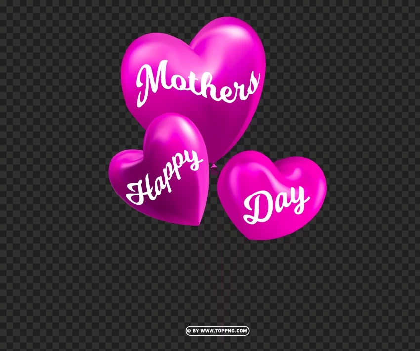 mothers day balloon bouquet transparent PNG images with no background essential - Image ID 73f7d82b