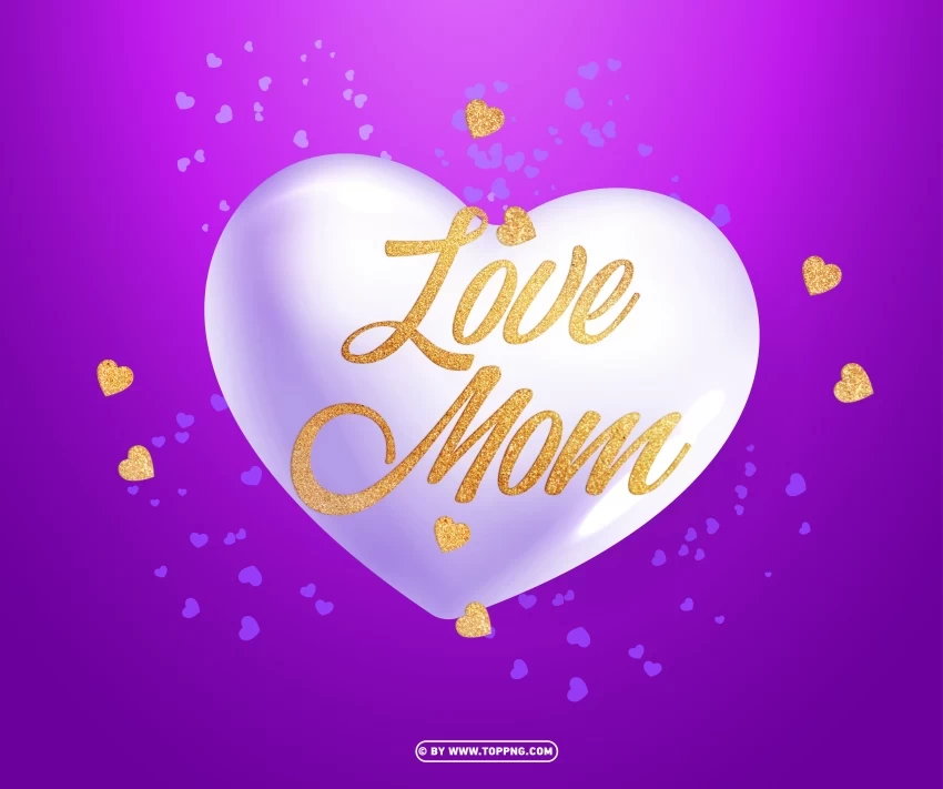 Mother's Day Heart Card Clipart Transparent background PNG artworks - Image ID f3dd051d