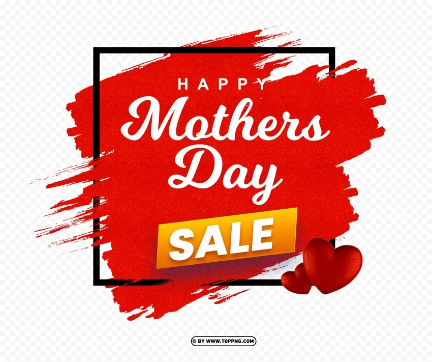 Mother's Day Special Sale Banner PNG images with no background free download