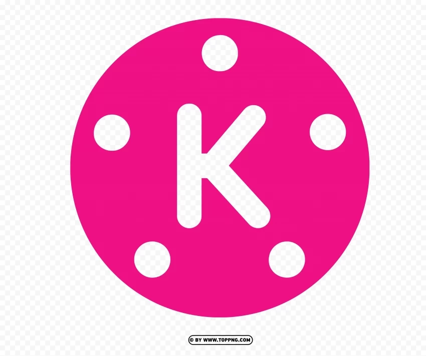 pink kinemaster logo download Clear Background PNG Isolated Element Detail - Image ID a0f70d4e