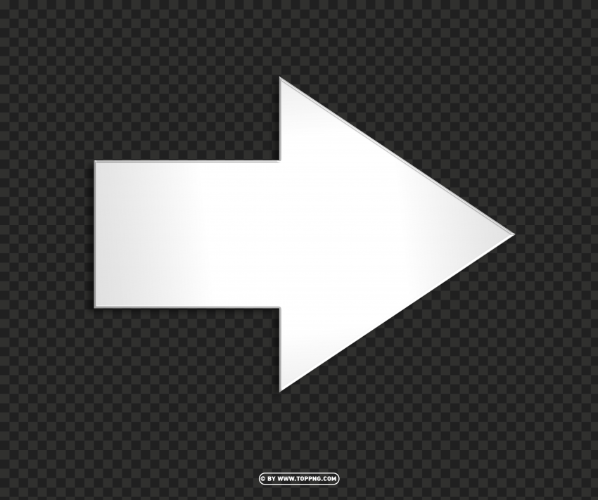  arrow right hd design 3d silver PNG images with transparent space - Image ID b032b66e