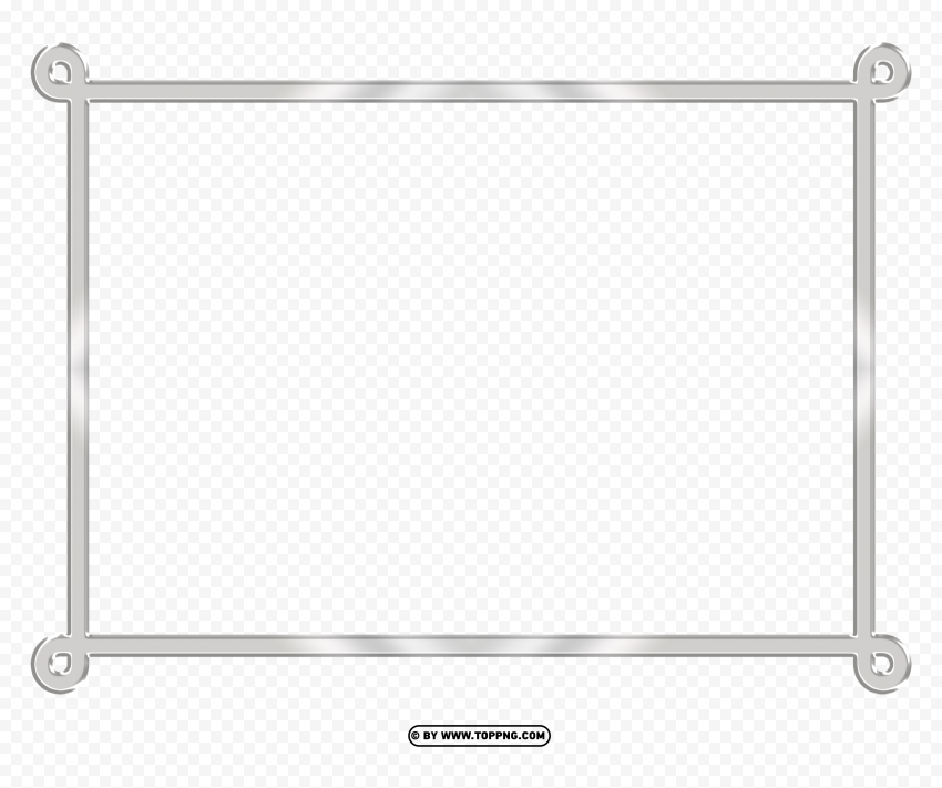 silver elegant frame border images Transparent PNG graphics assortment - Image ID b886b004