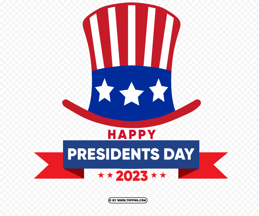Presidents Day Of USA 2023 Design FREE PNG Image with Isolated Subject