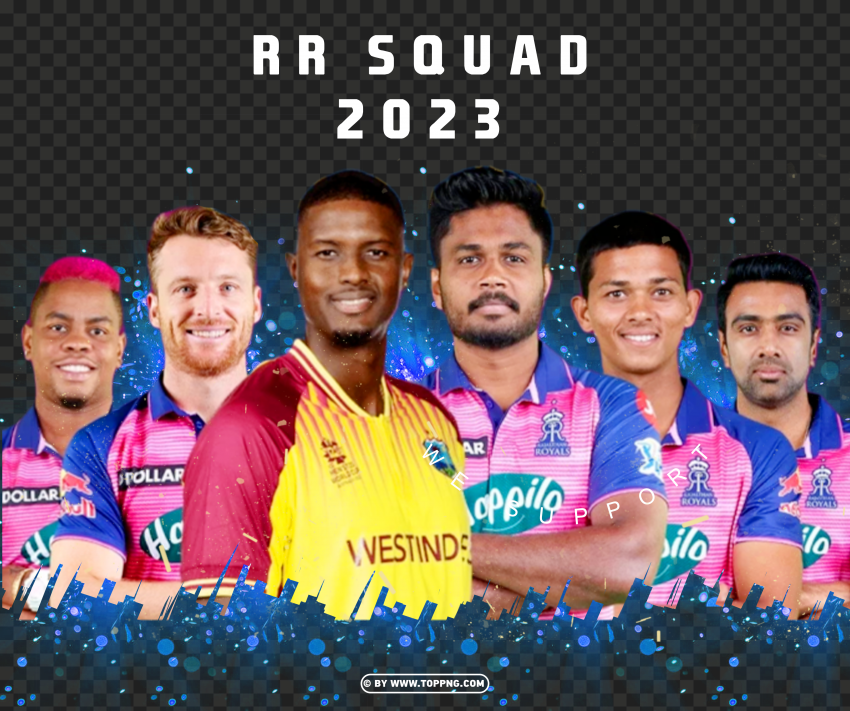rr squad 2023 with glowing PNG images with no attribution