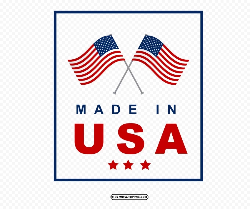 Made in America Logo Label Design in HD PNG transparent photos comprehensive compilation